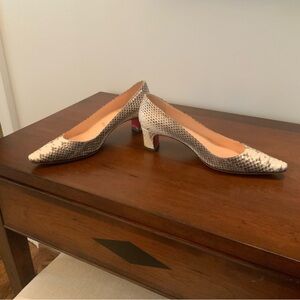 Christian Louboutin Snakeskin Patterned Heels